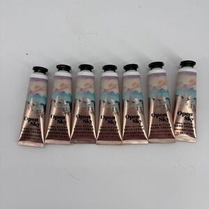 7 BATH & BODY WORKS Open Sky HAND CREAM LOTION SHEA BUTTER 1 FL O